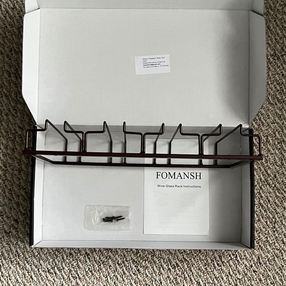 NEW - Wine Glass Rack - Bronze - Picture 6 of 13